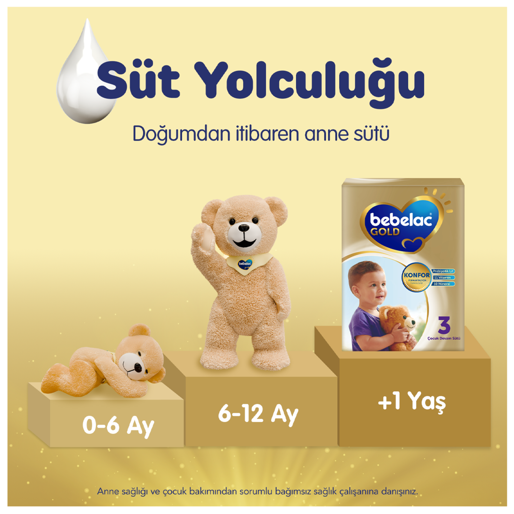 Bebelac Gold Bebek Devam Sütü 1 350 G - Görsel 5