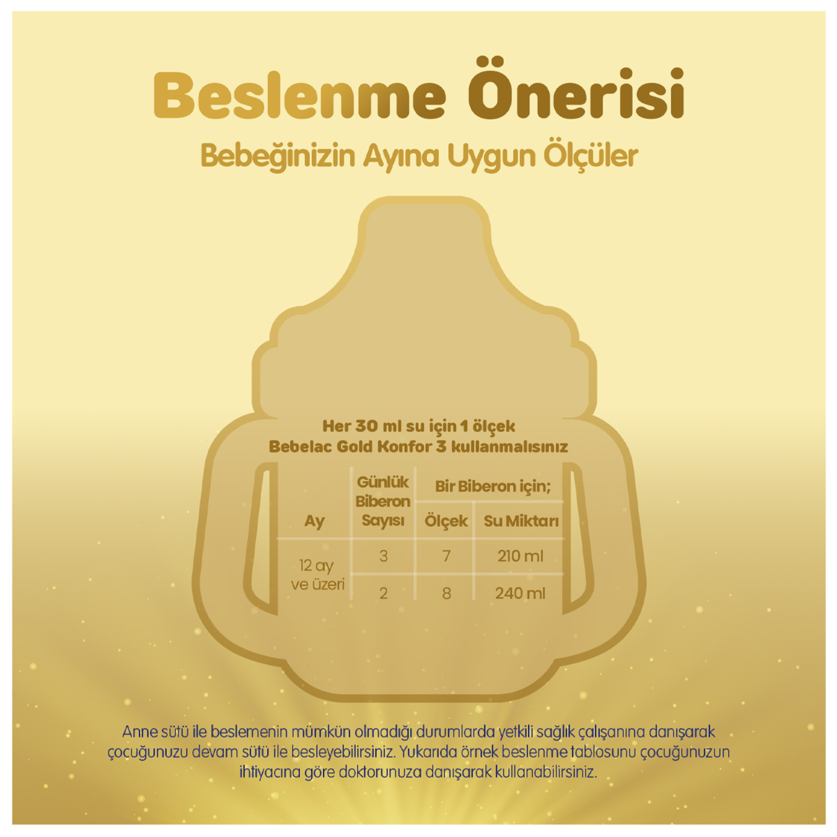 Bebelac Gold Konfor 3 Devam Sütü 1+ Yaş 350 G - Görsel 7