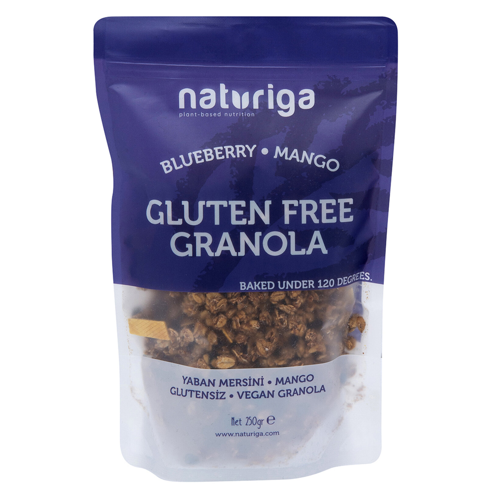 Naturiga Glutensiz Granola (Yaban Mersini, Mango)