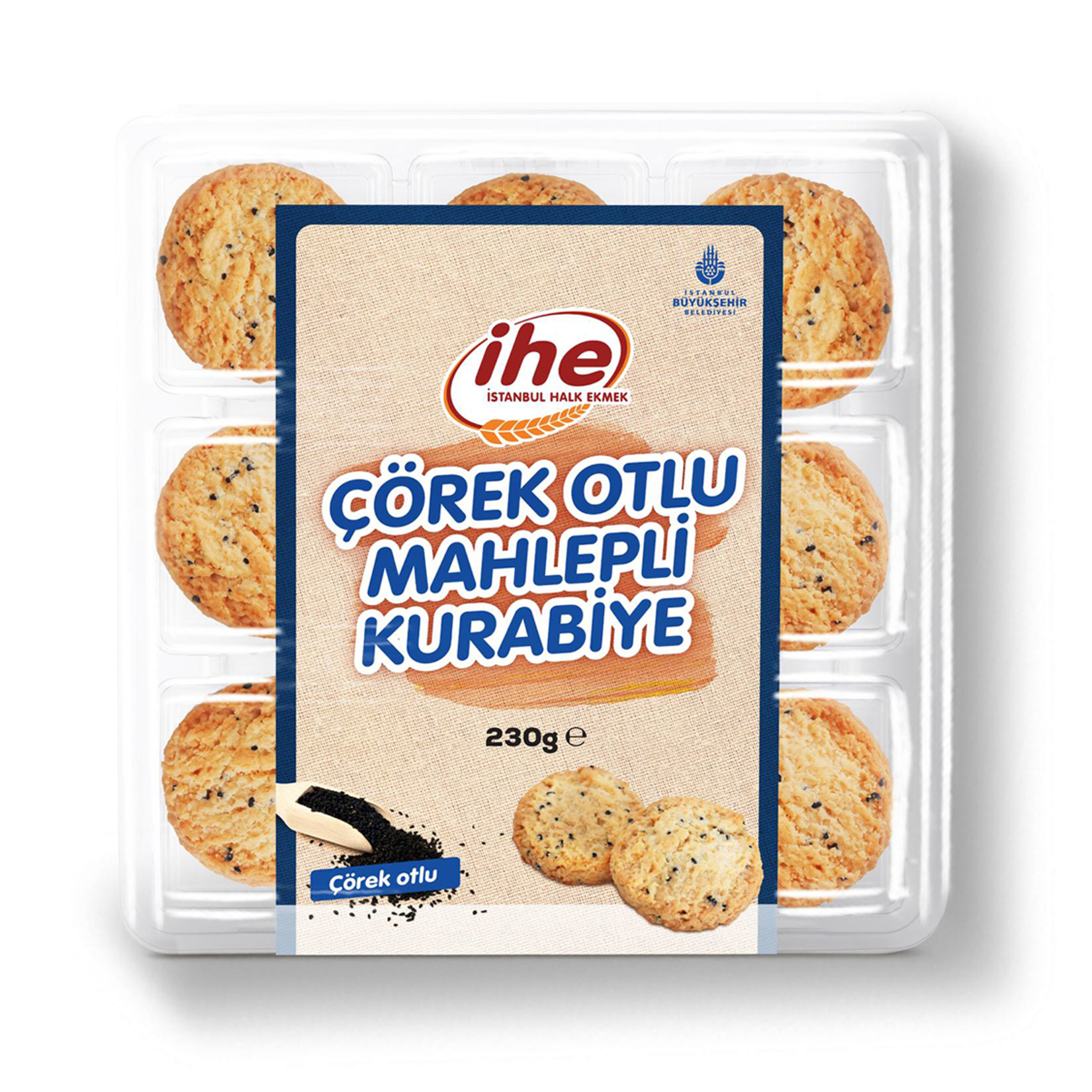 İhe Çörek Otlu Mahlepli Kurabiye 230 G