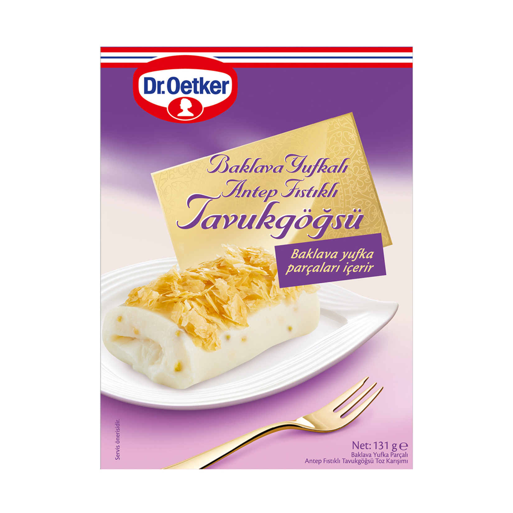 Dr.Oetker Baklava Yufkalı Antep Fıstıklı Tavuk Göğsü 131 G
