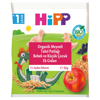 Hipp Organik Meyveli Tahıl Patlağı 30 g