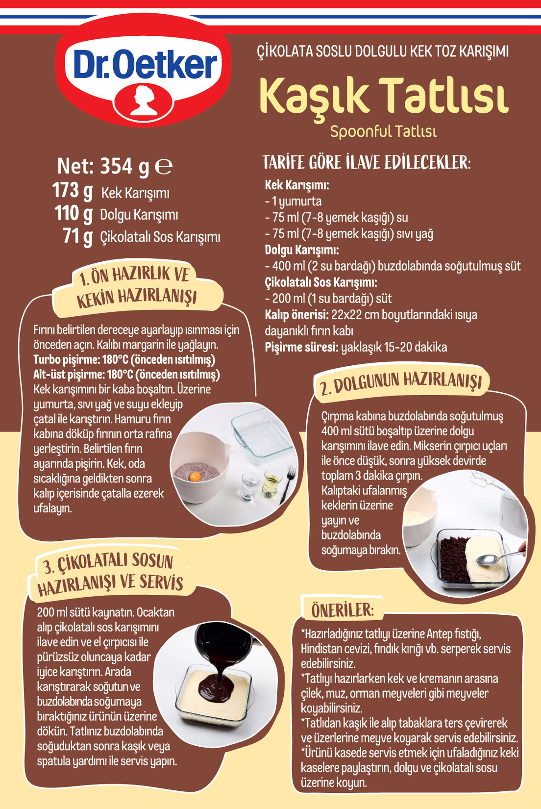 Dr.Oetker Kaşık Tatlısı Spoonful Tatlısı 354 G - Görsel 2