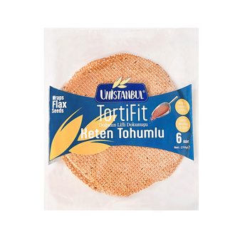 Unİstanbul Tortifit Keten Tohumlu Lavaş 6'lı 210 g