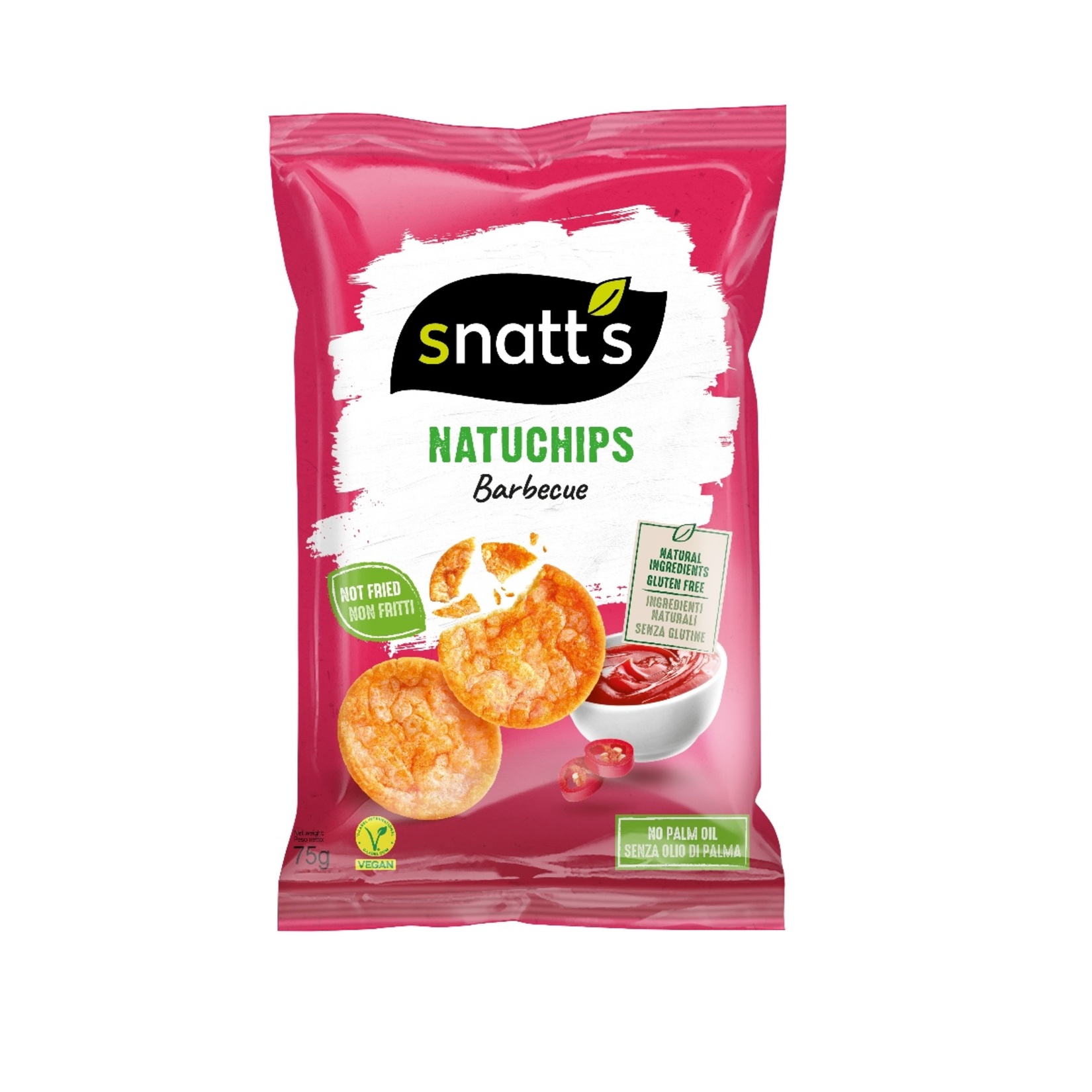 Snatt's Natuchips Bbq Aromalı Atıştırmalık 75 G