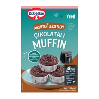 Dr.Oetker Airfryer Çikolatalı Muffin 190 G