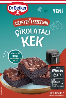 Dr.Oetker Airfryer Çikolatalı Kek 196 G