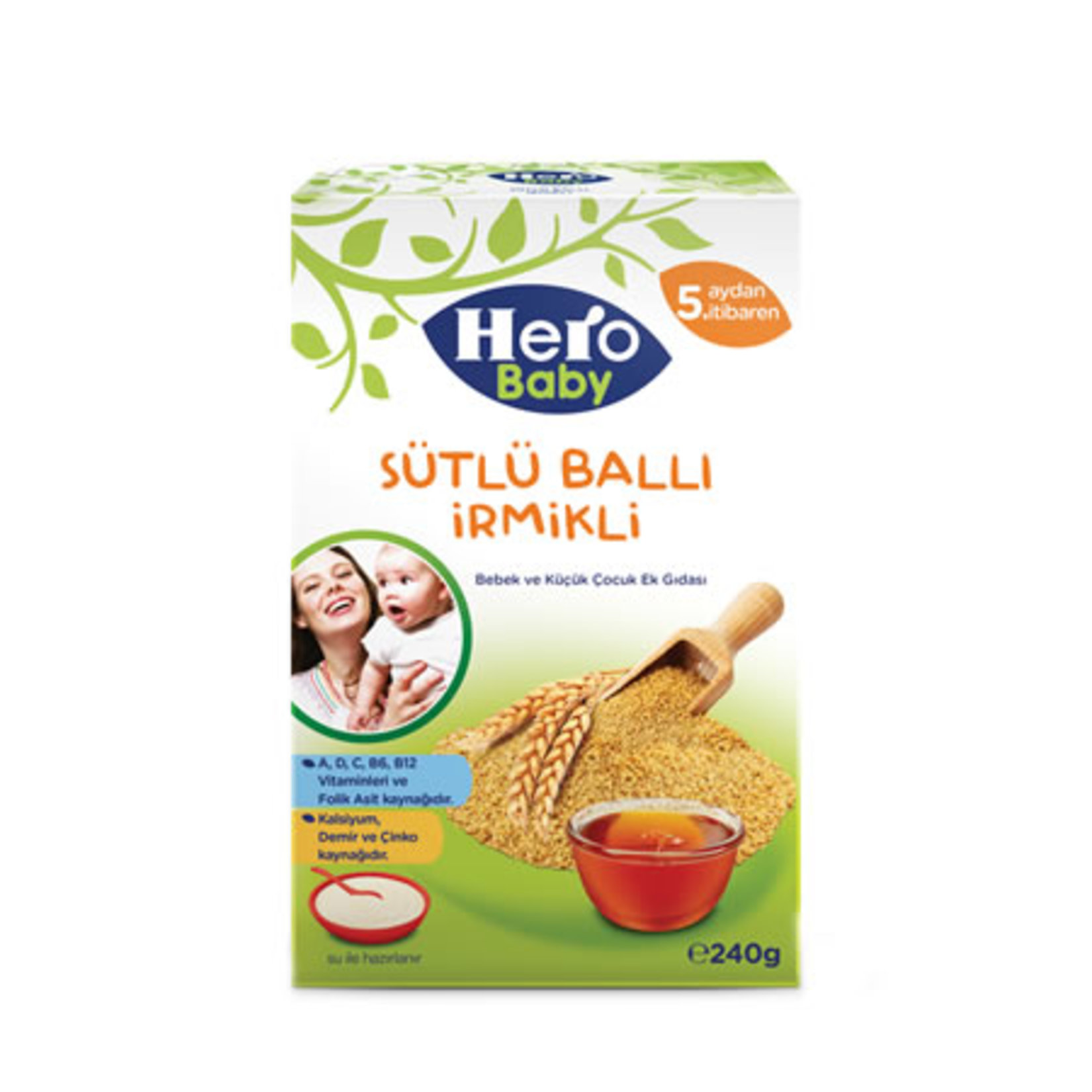 Hero Baby Sütlü Ballı İrmikli 240 G