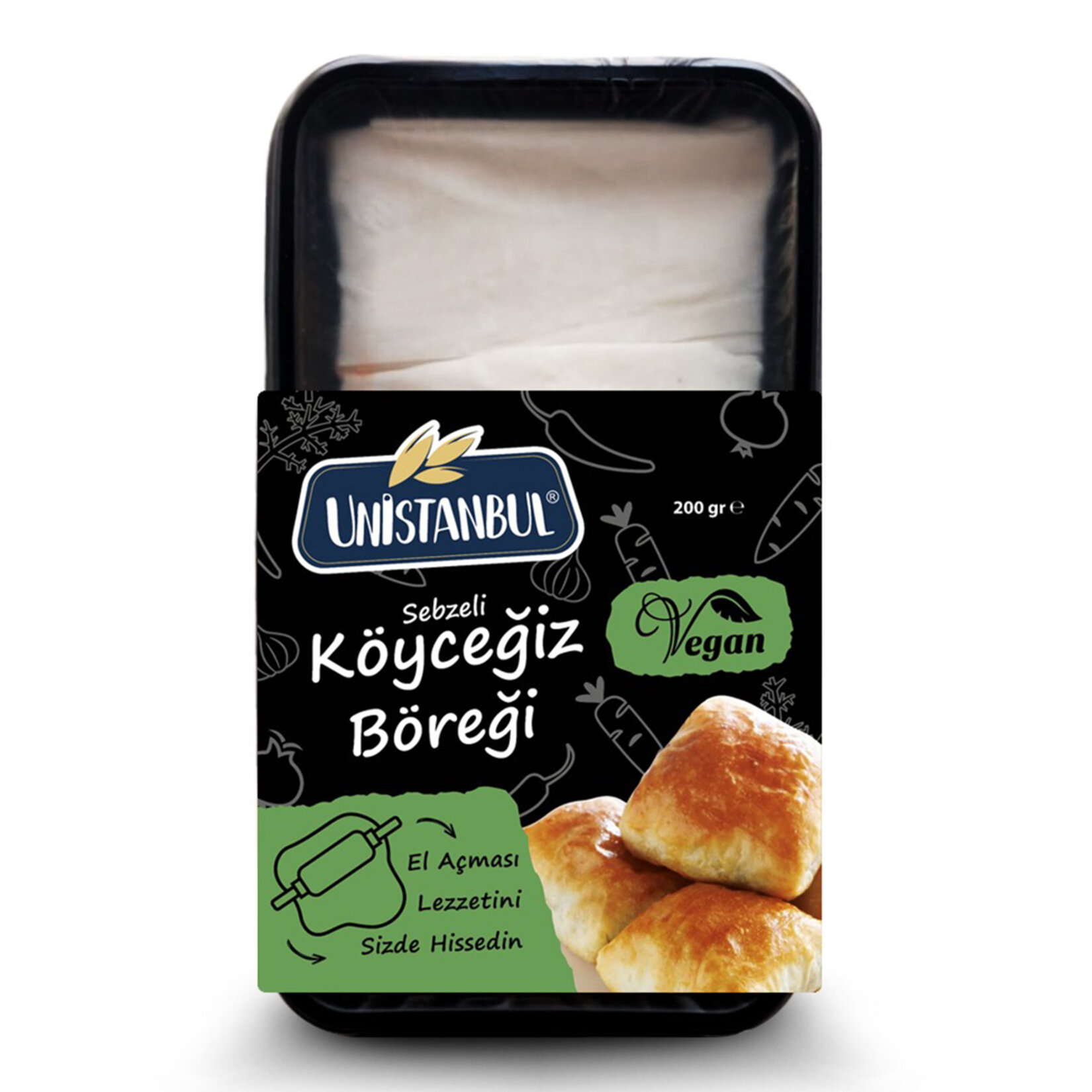 Unistanbul Sebzeli Köyceğiz Böreği Vegan 200 G