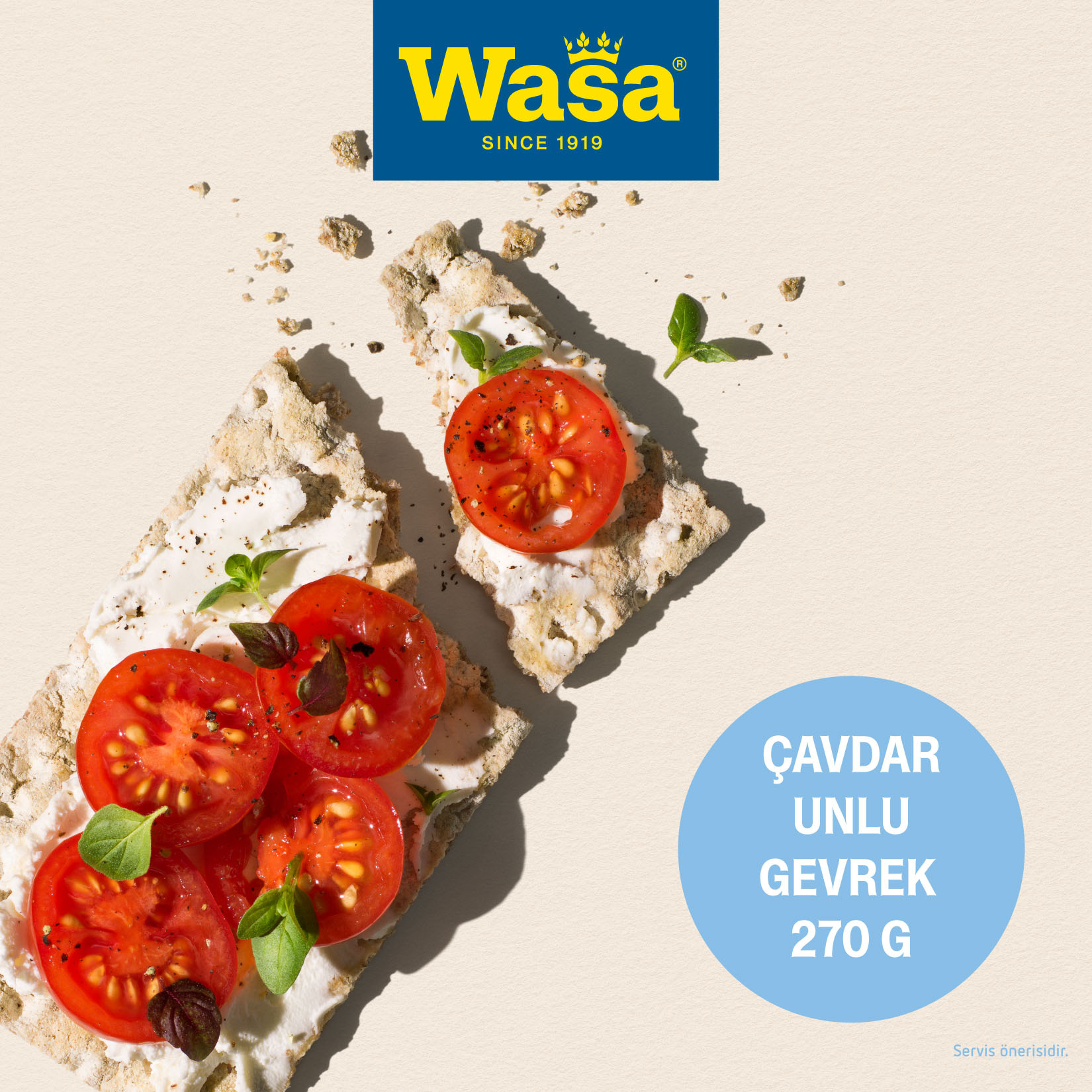 Wasa İnce Gevrek Ekmek (Crispbread Delikatess) 270 G - Görsel 5