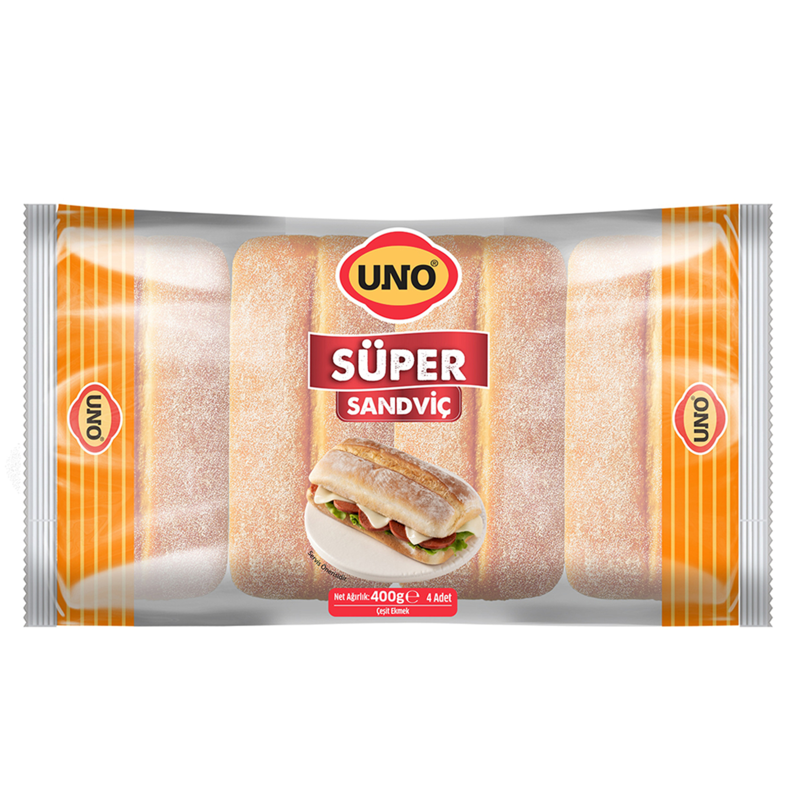 Uno Süper Sandviç Klasik 4'lü 400 G