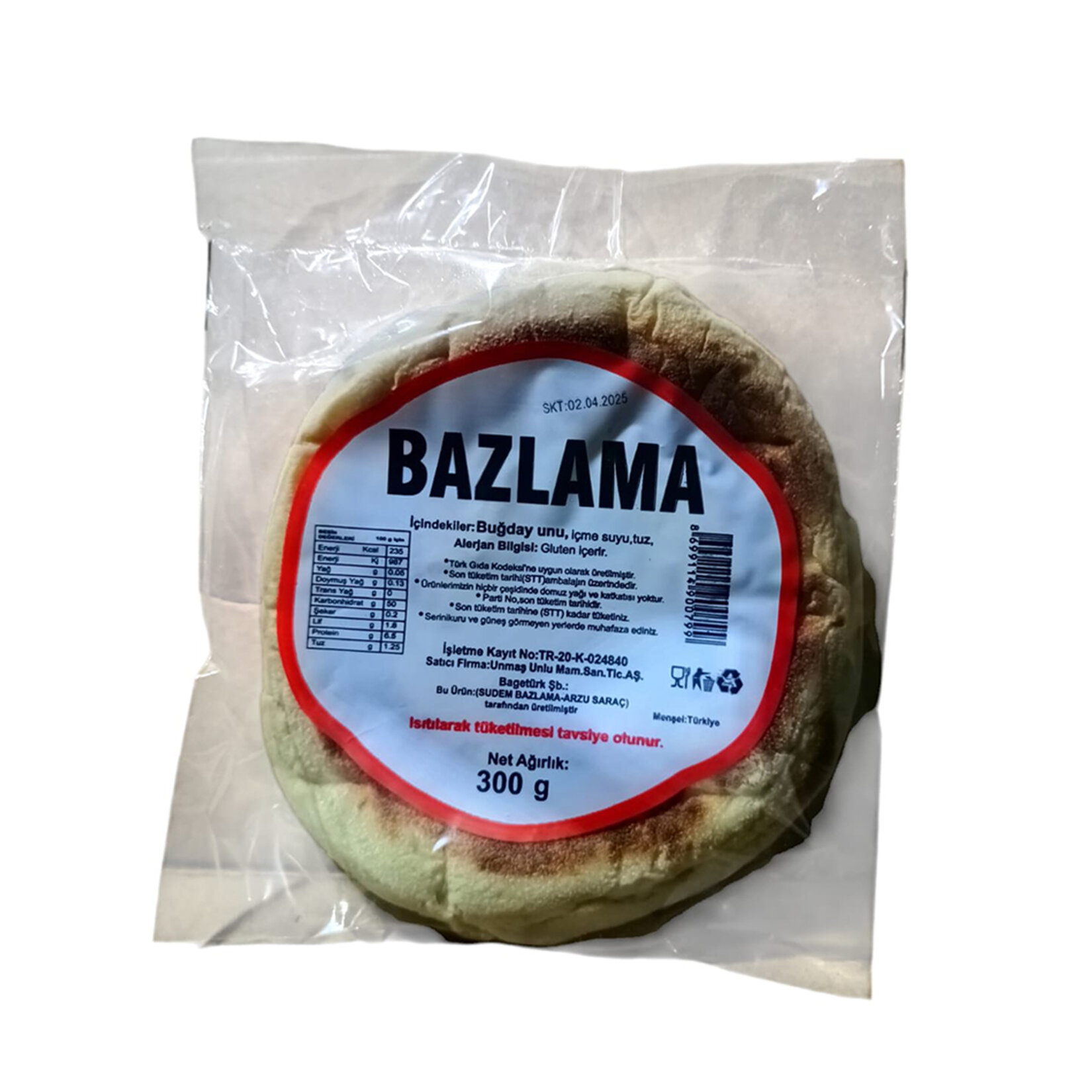Bagetta Bazlama 300 G