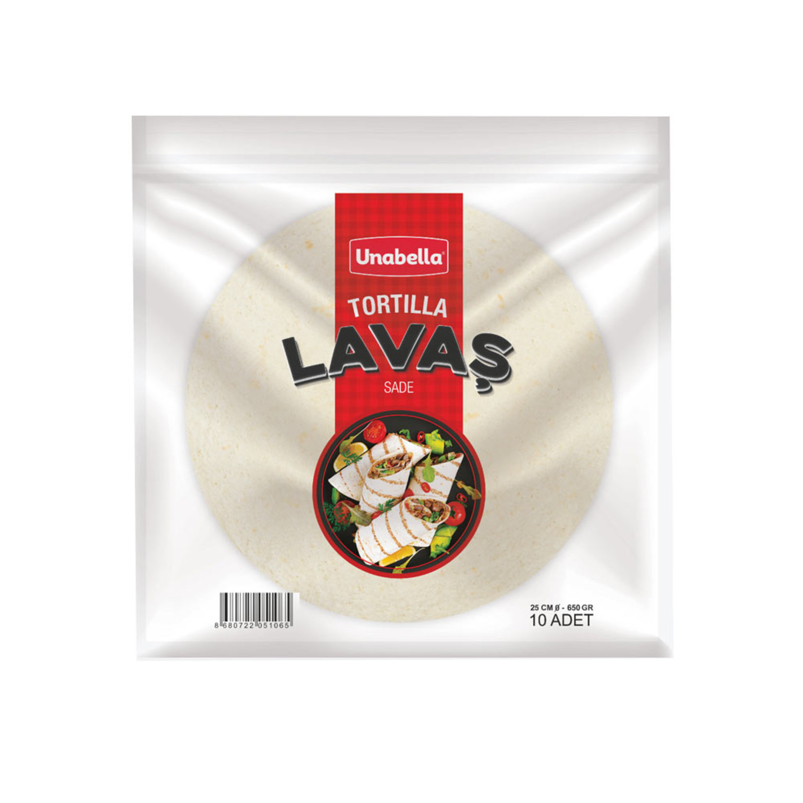 Uneli Tortilla Sade 25 Cm 650 G