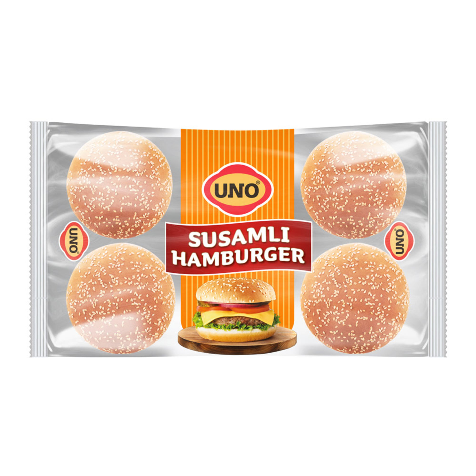 Uno Susamlı Hamburger 6'lı 312 G