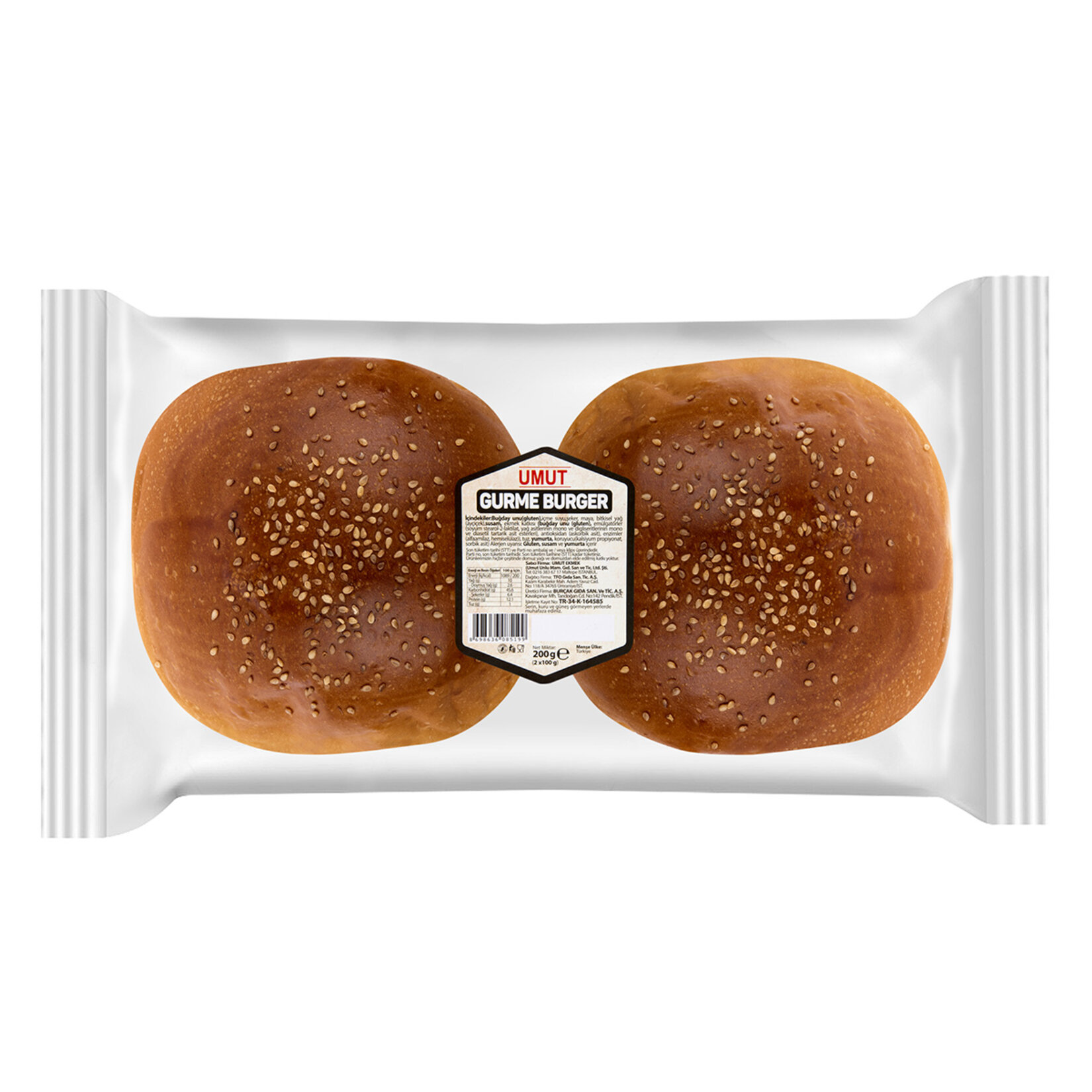 Umut Hamburger  Ekmeği 200 G