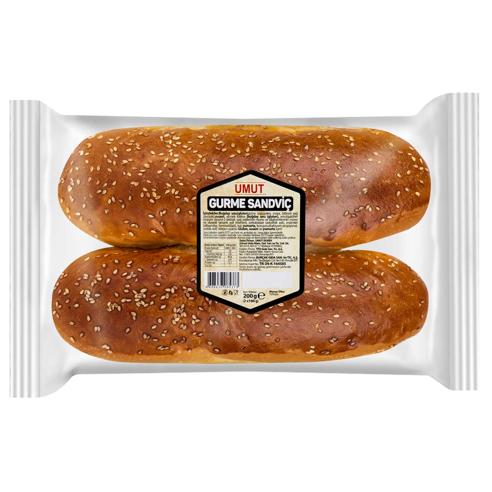 Umut Sandviç Ekmek 200 G