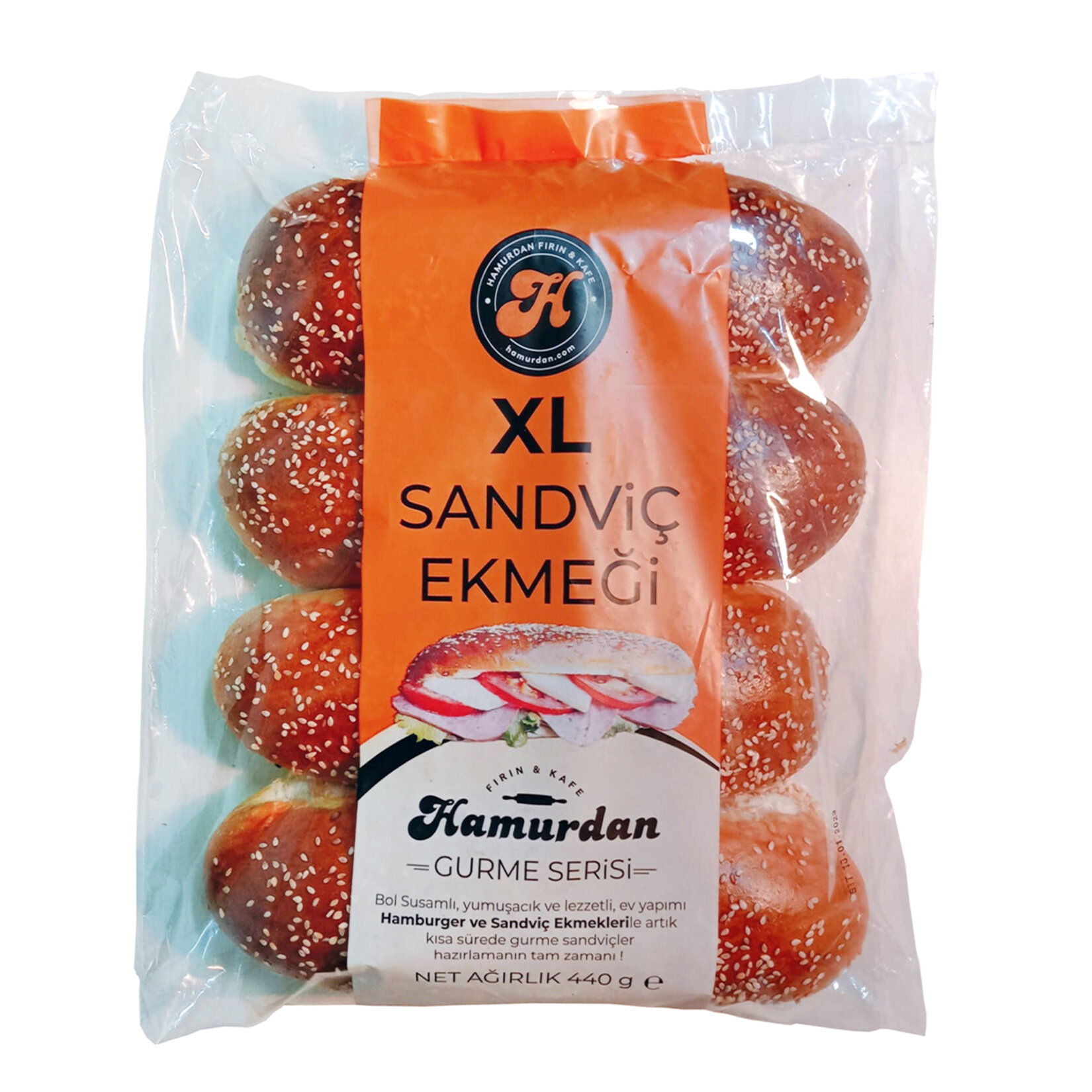 Hamurdan Xl Sandviç Ekmeği 4 x 110 G