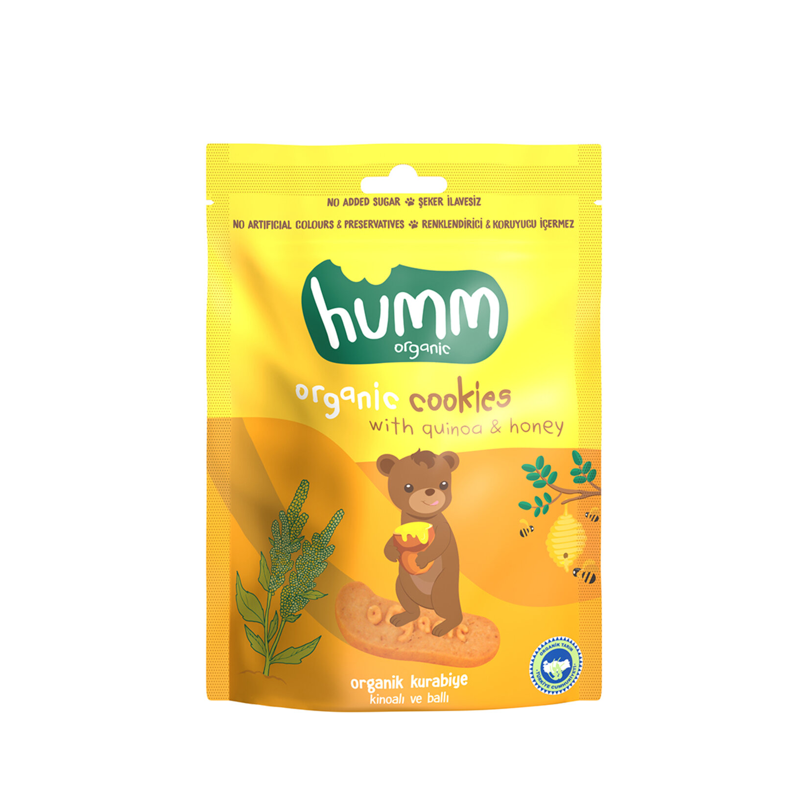 Humm Organic Ballı Kinoalı Kurabiye 55 G