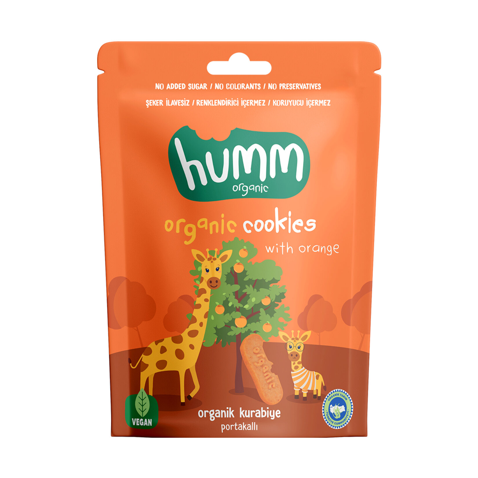 Humm Organik Portakallı Kurabiye 55 G