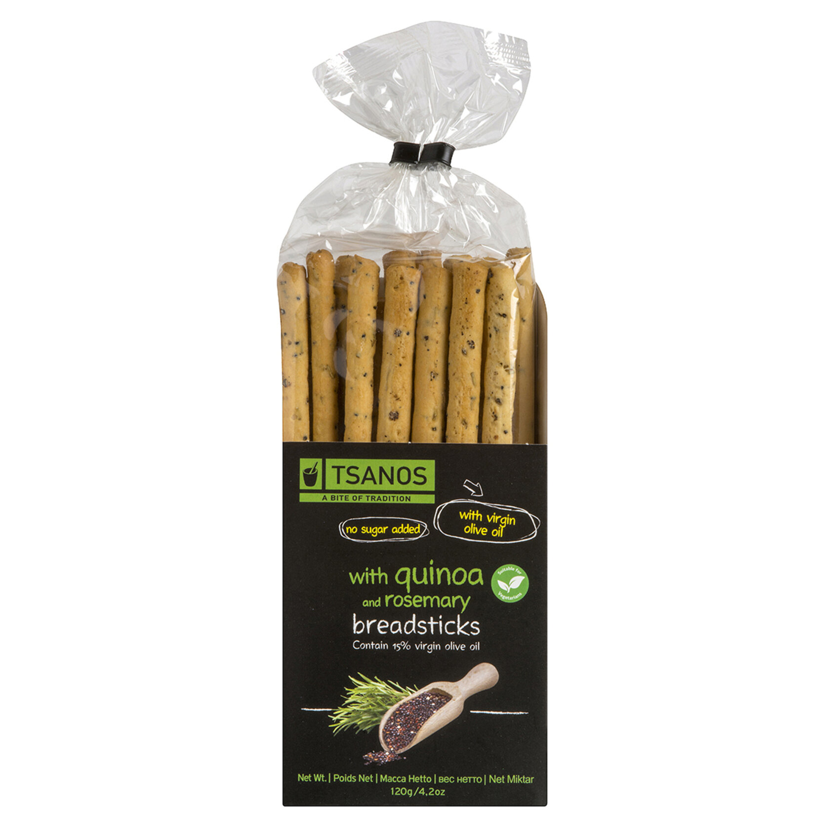 Tsanos Kuinoa Ve Biberiyeli Grissini 120 G