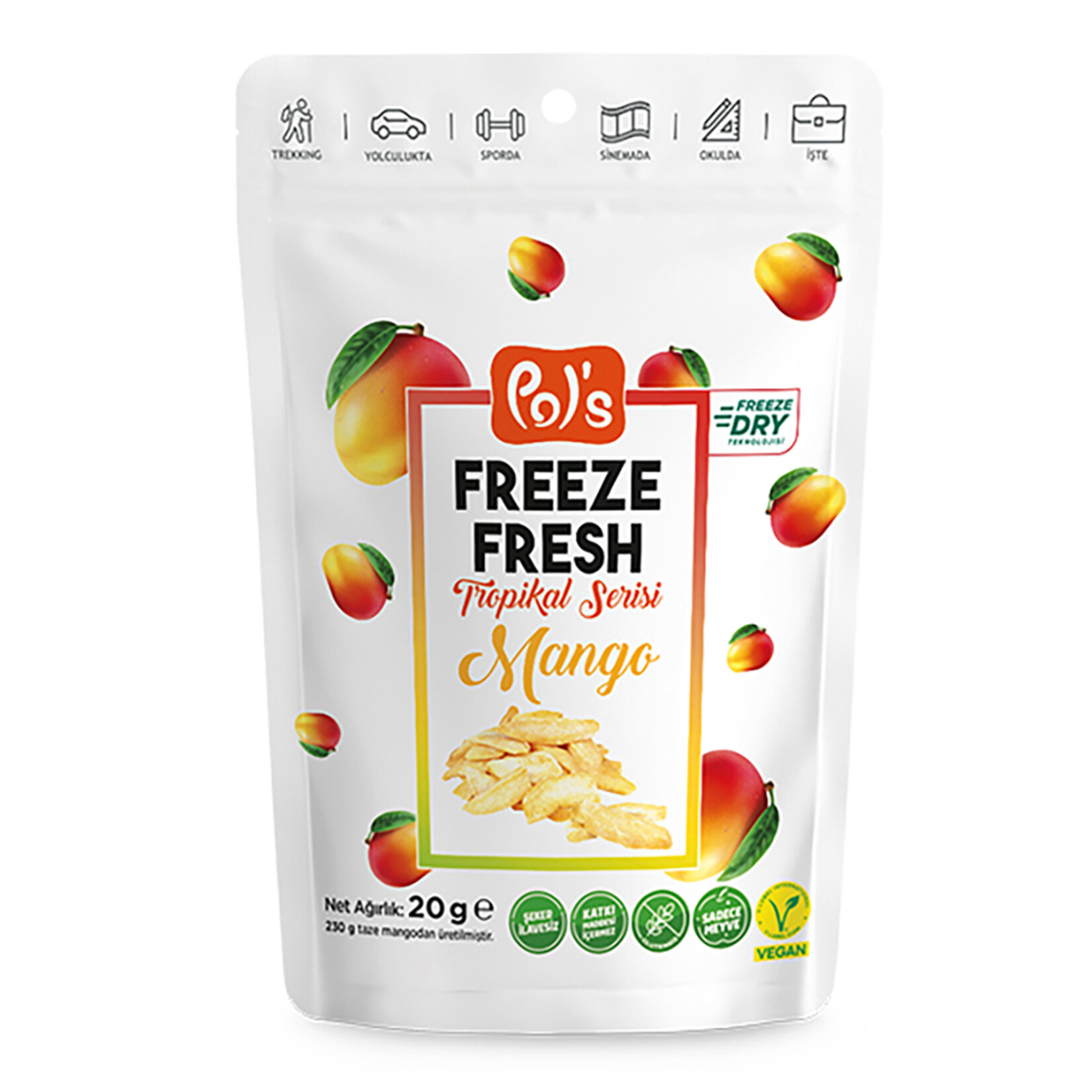 Pol's Freeze Fresh Tropikal Seri Mango 20 G