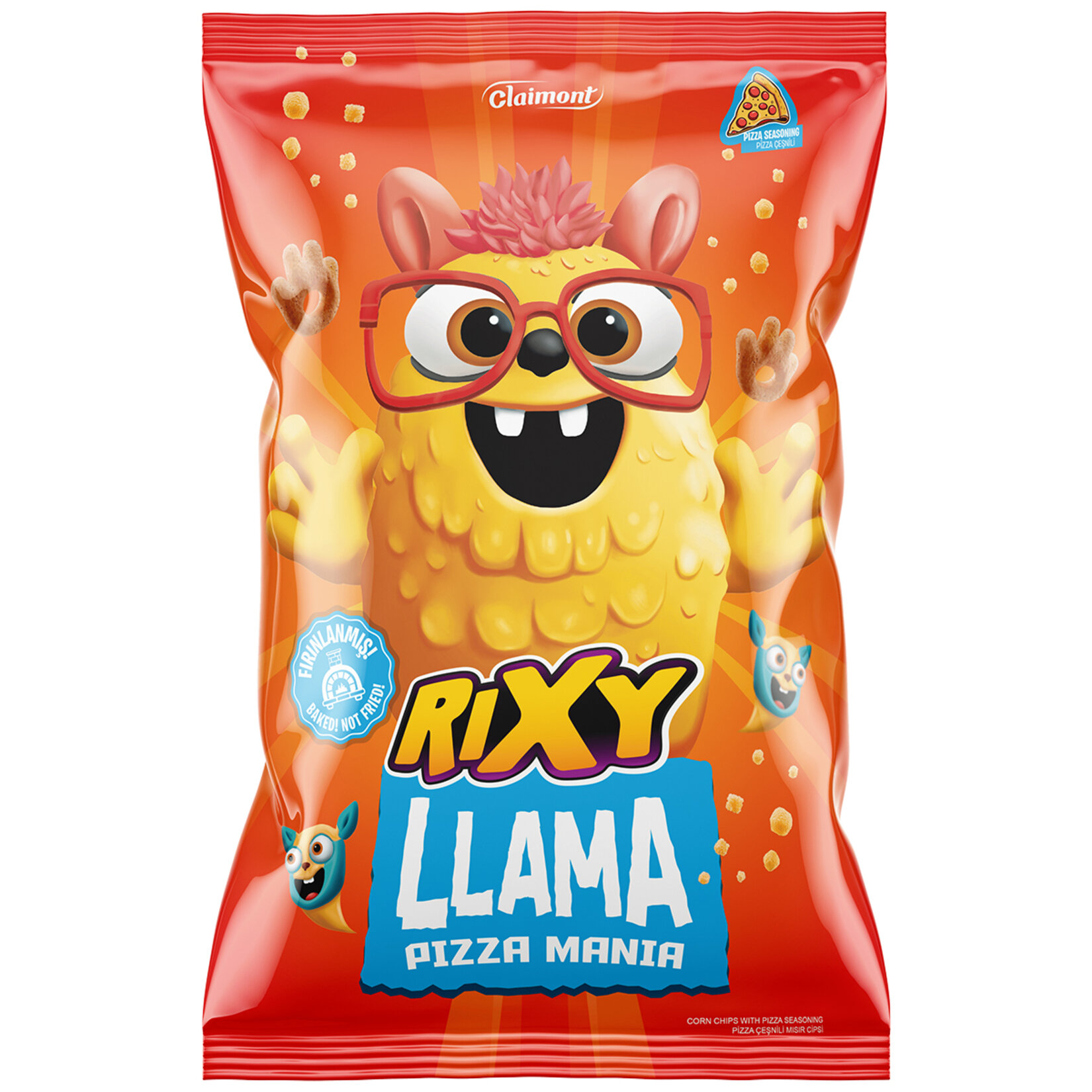 Rixy Llama Pizza Mania Mısır Cipsi 80 G