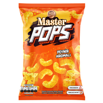 Master Pops Peynir Aromalı Mısır Çerezi 90 G