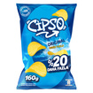 Cipso Tırtıklı Original Deniz Tuzlu Patates Cipsi 160 G - Görsel 1