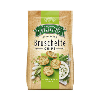 Maretti Bruschette Ekşi Kuru Soğan Aromalı Kızartılmış Ekmek 70 G