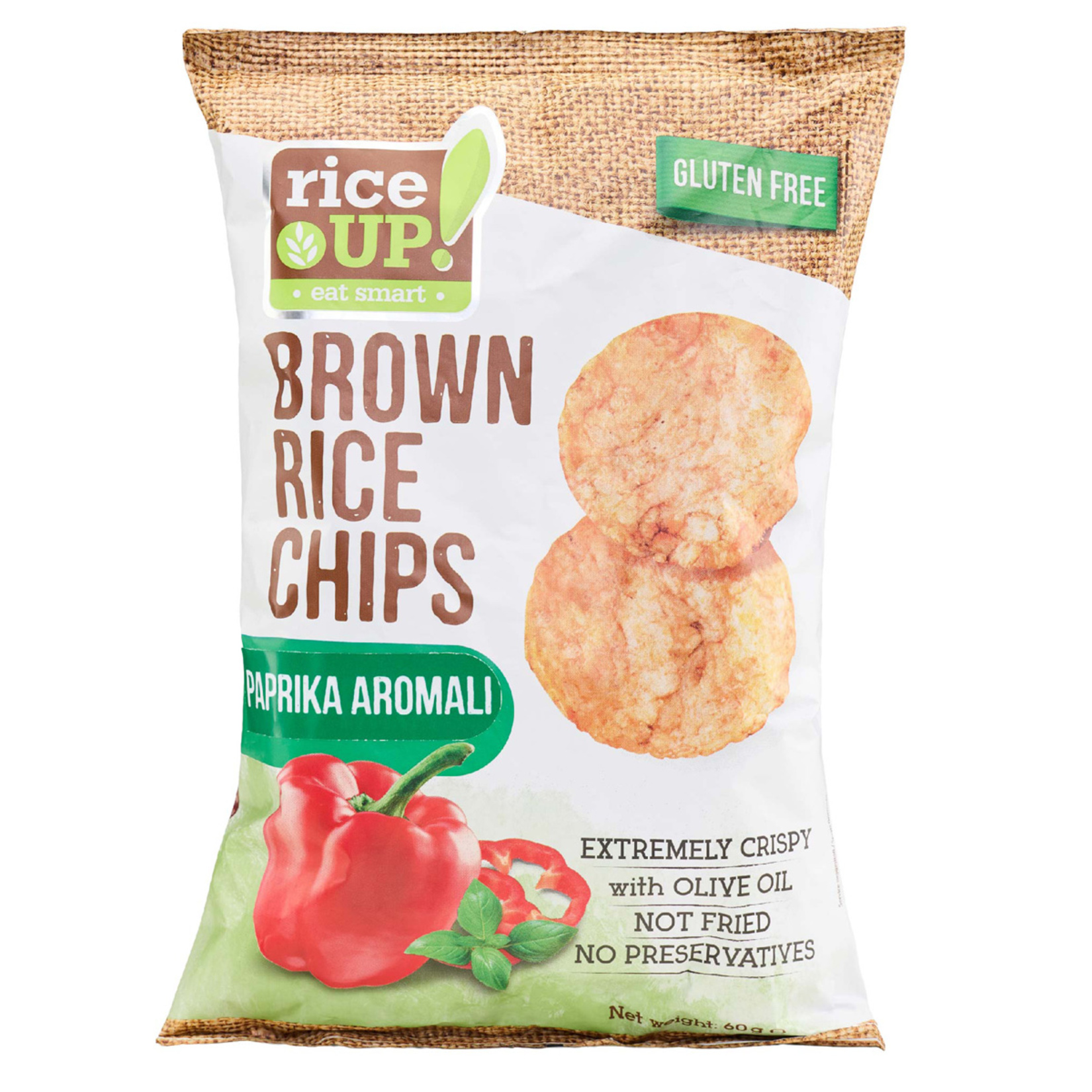 Rice Up Paprika Aromalı Cips 60 G