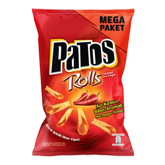 Patos Rolls Acı Mısır Cipsi Mega 220 G