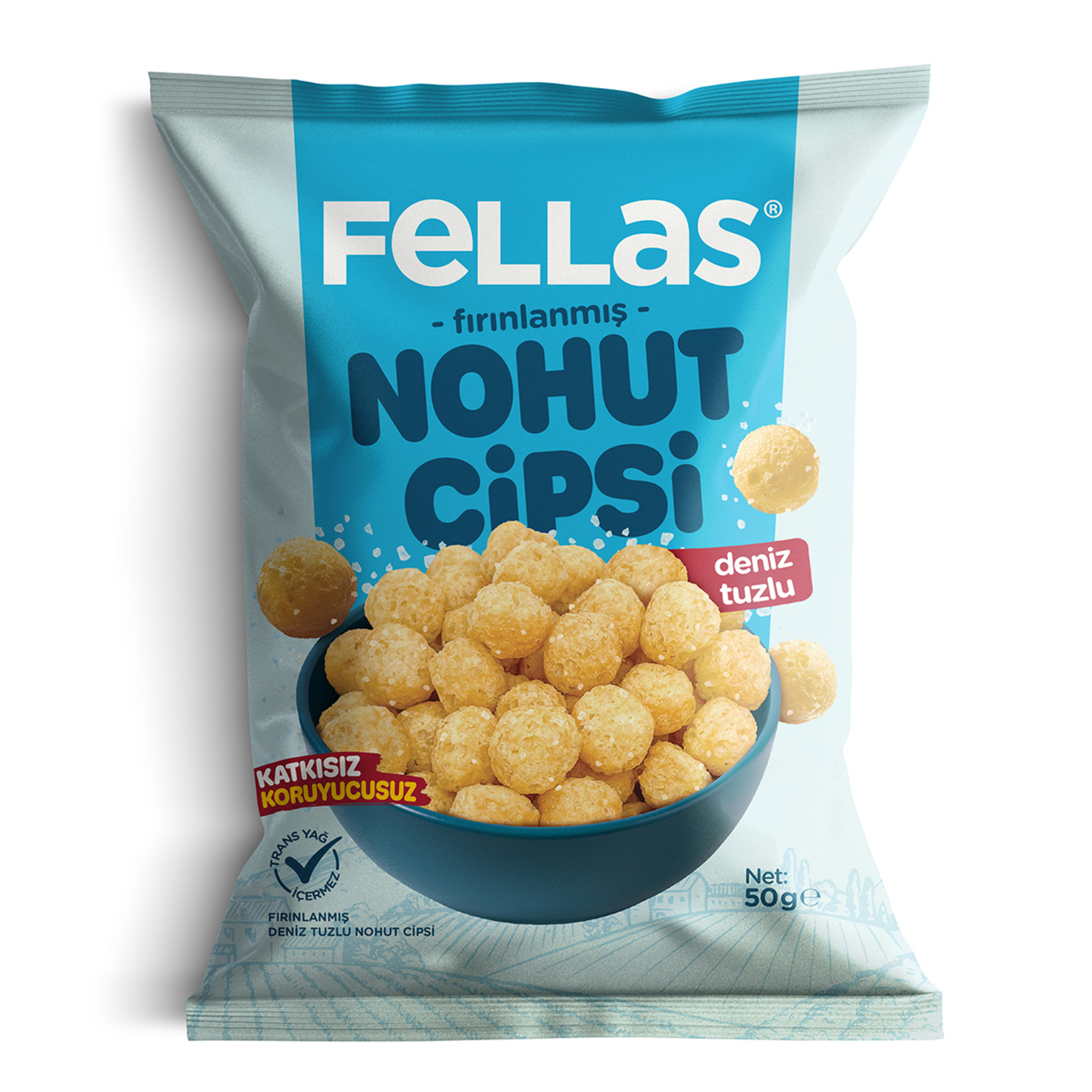 Fellas Deniz Tuzlu Nohut Cipsi 50 G