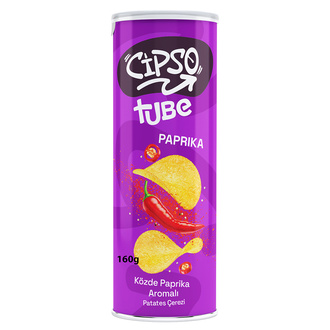 Cipso Tube Paprika Aromalı Cips 160 g