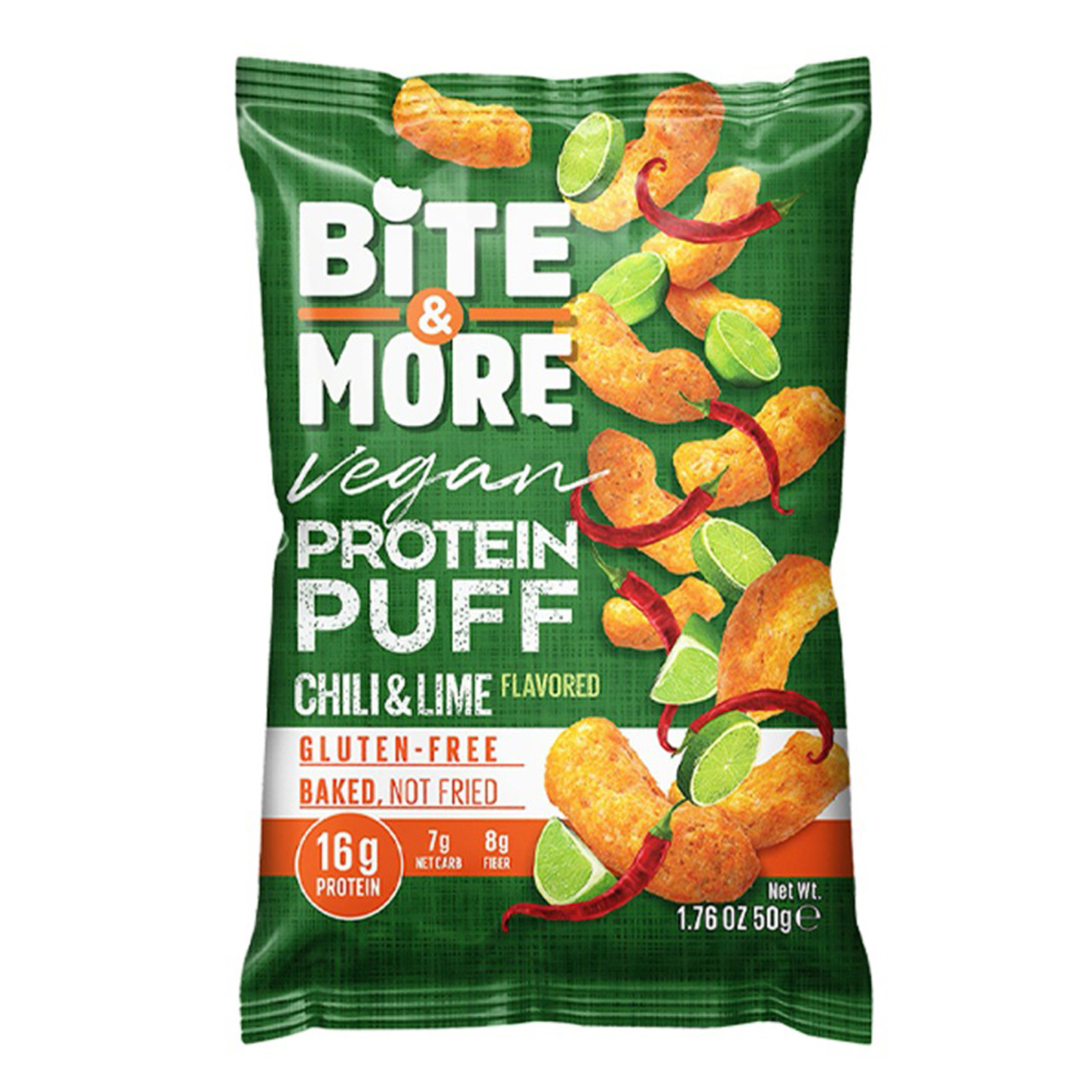 Bite & More Acı Biber Limon Aromalı Nohut Cipsi 50 G