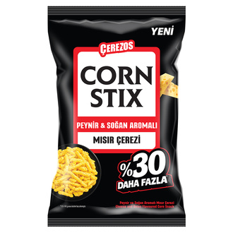 Çerezos Mısır Çubuk Mısır Cipsi Peynir & Soğan 170 g