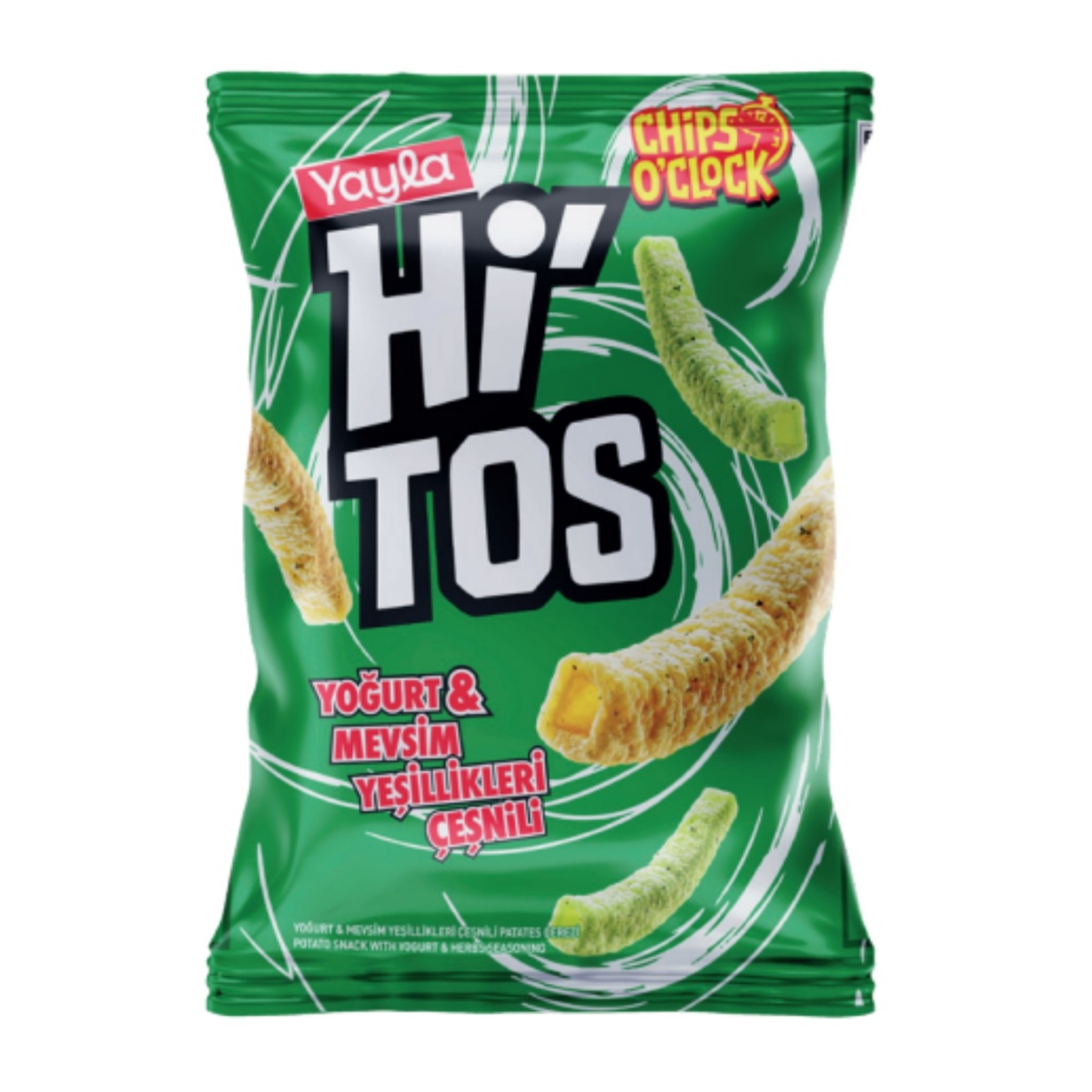 Yayla Hitos Yoğurt Mevsim Yeşillikleri Çeşnili Patates Cips 100 G