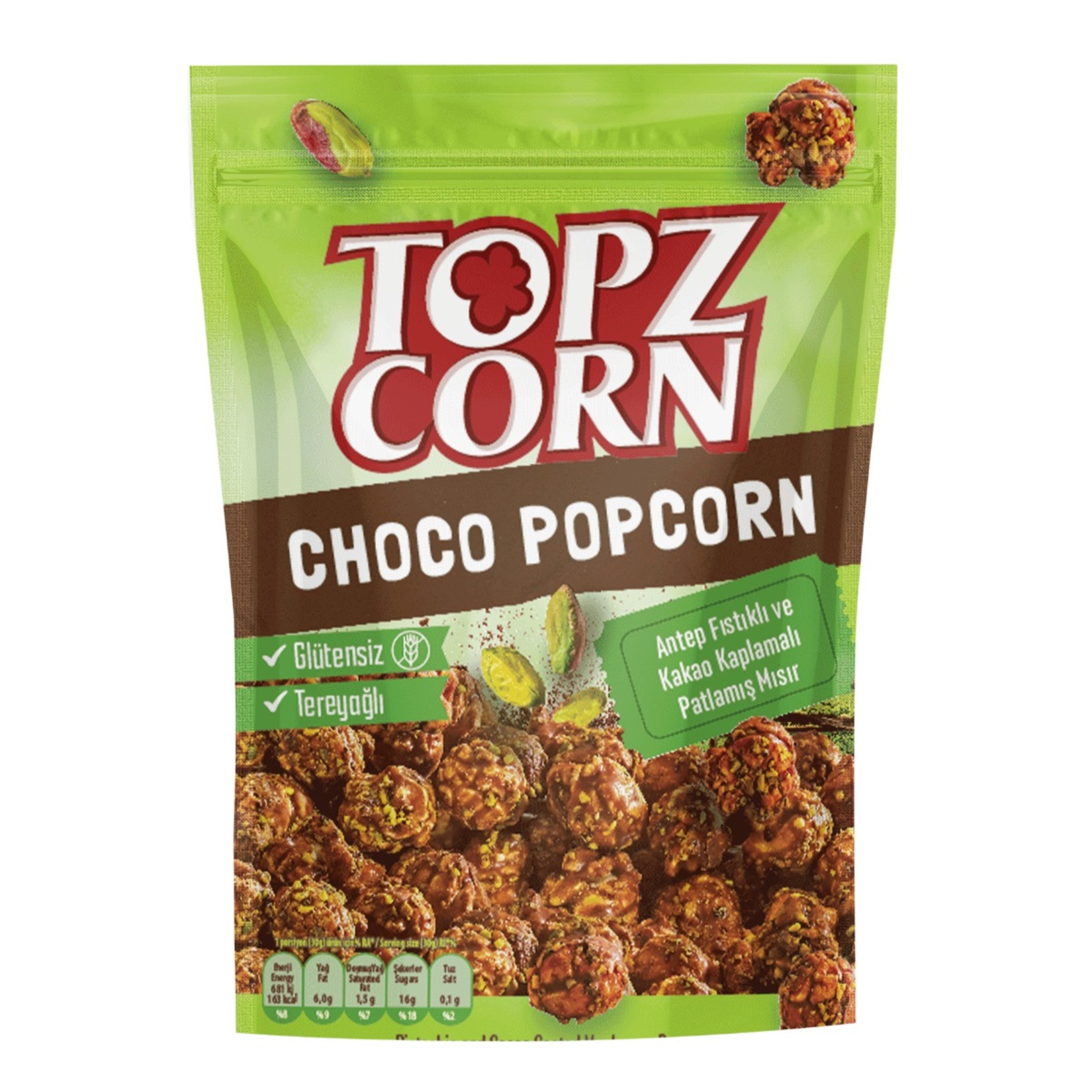 Topzcorn Popcorn Kakao Antep Fıstıklı 80 G