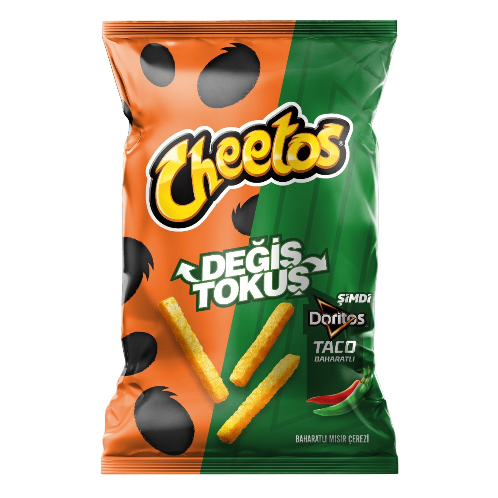 Cheetos Değiş Tokuş Baharatlı Mısır Cipsi 100 g