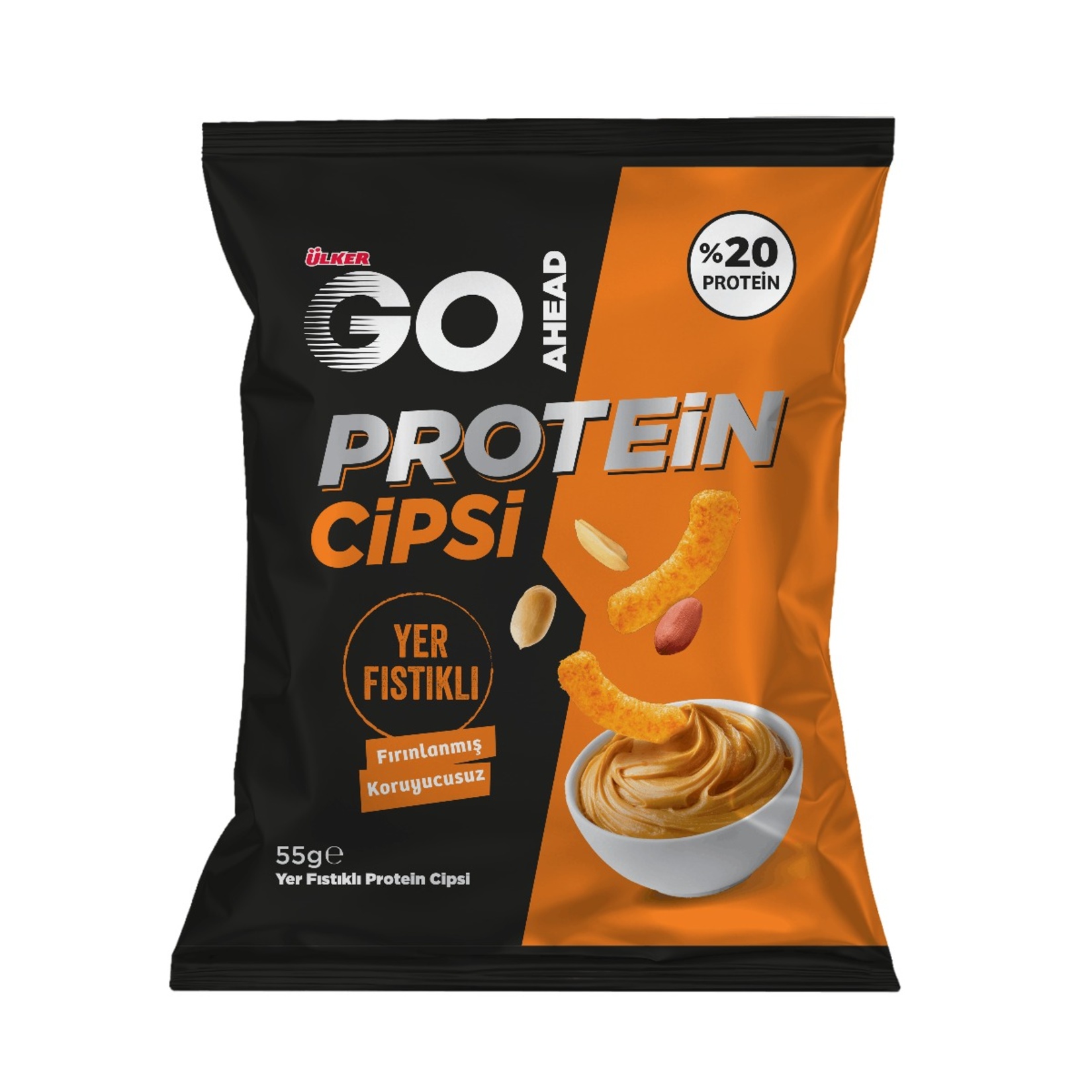 Ülker Go Ahead Protein Cipsi Yer Fıstığı 55 g