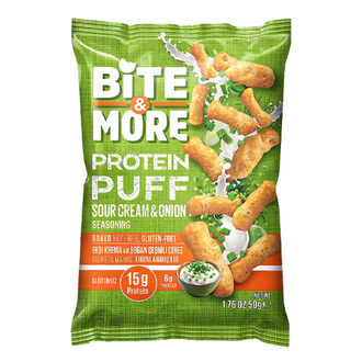 Bite & More Ekşi Krema Soğan Aroma Nohut Cipsi 50 g