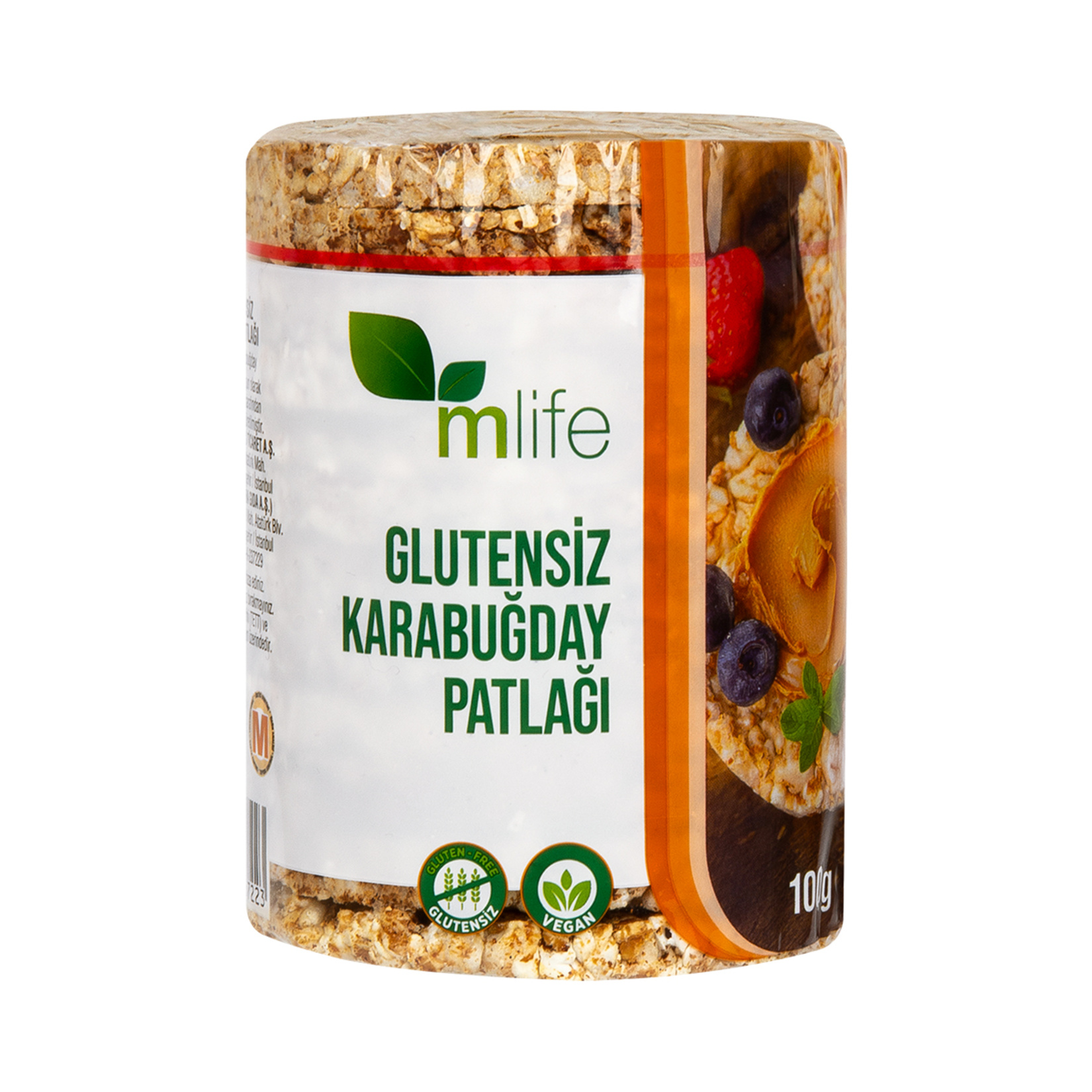 M Life Glutensiz Karabuğday Patlağı 100 G