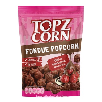 Topzcorn Popcorn Çilekli 80 g