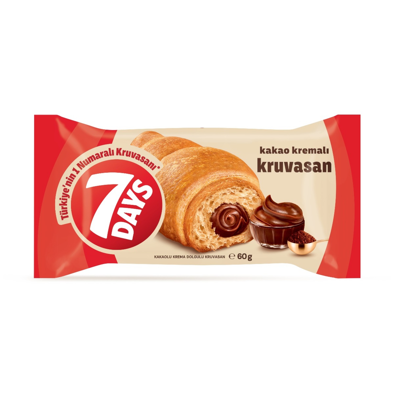 Seven Days Kakaolu Kruvasan 60 G - Görsel 1