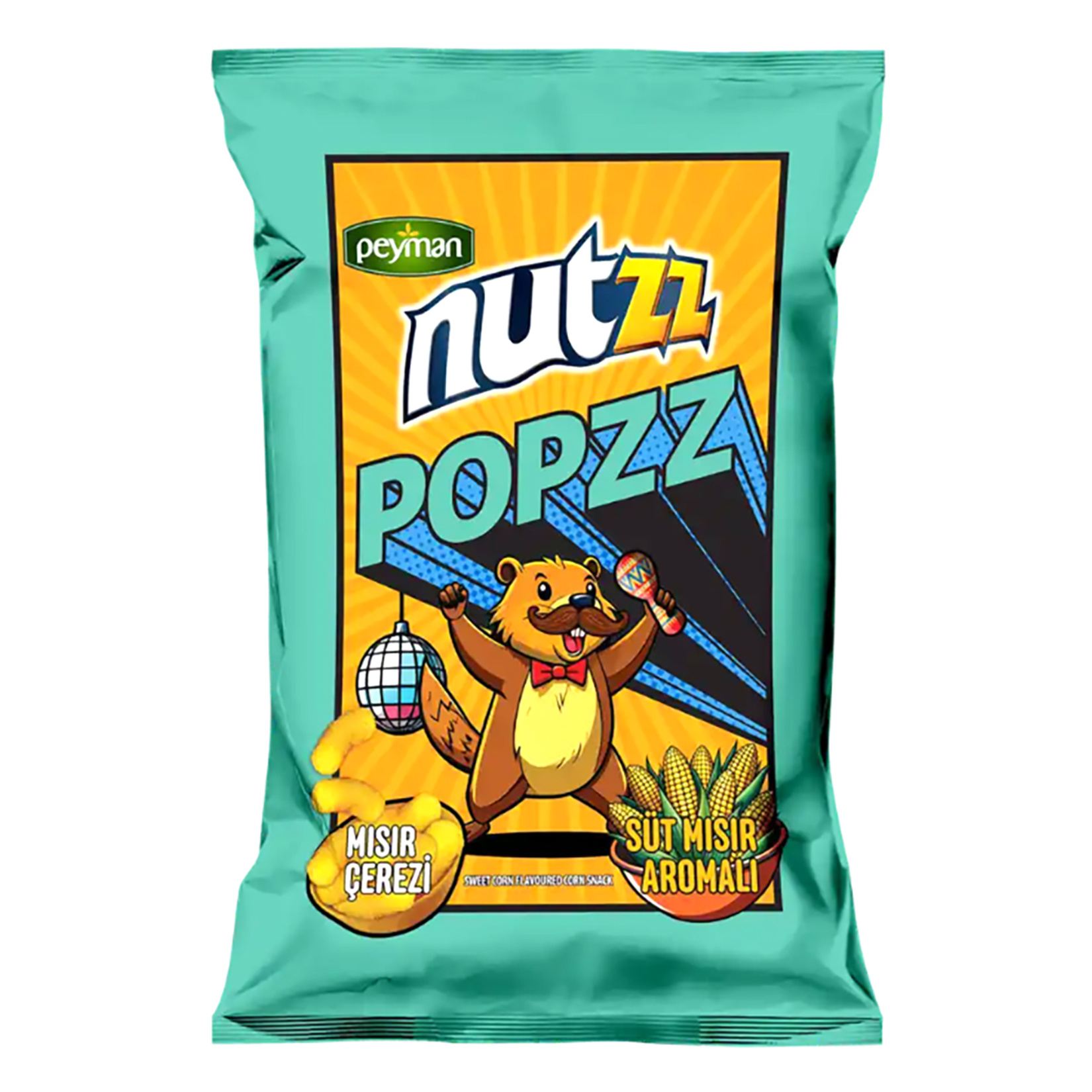 Peyman Nutzz Popzz Süt Mısır Aromalı Mısır Çerezi 100 G