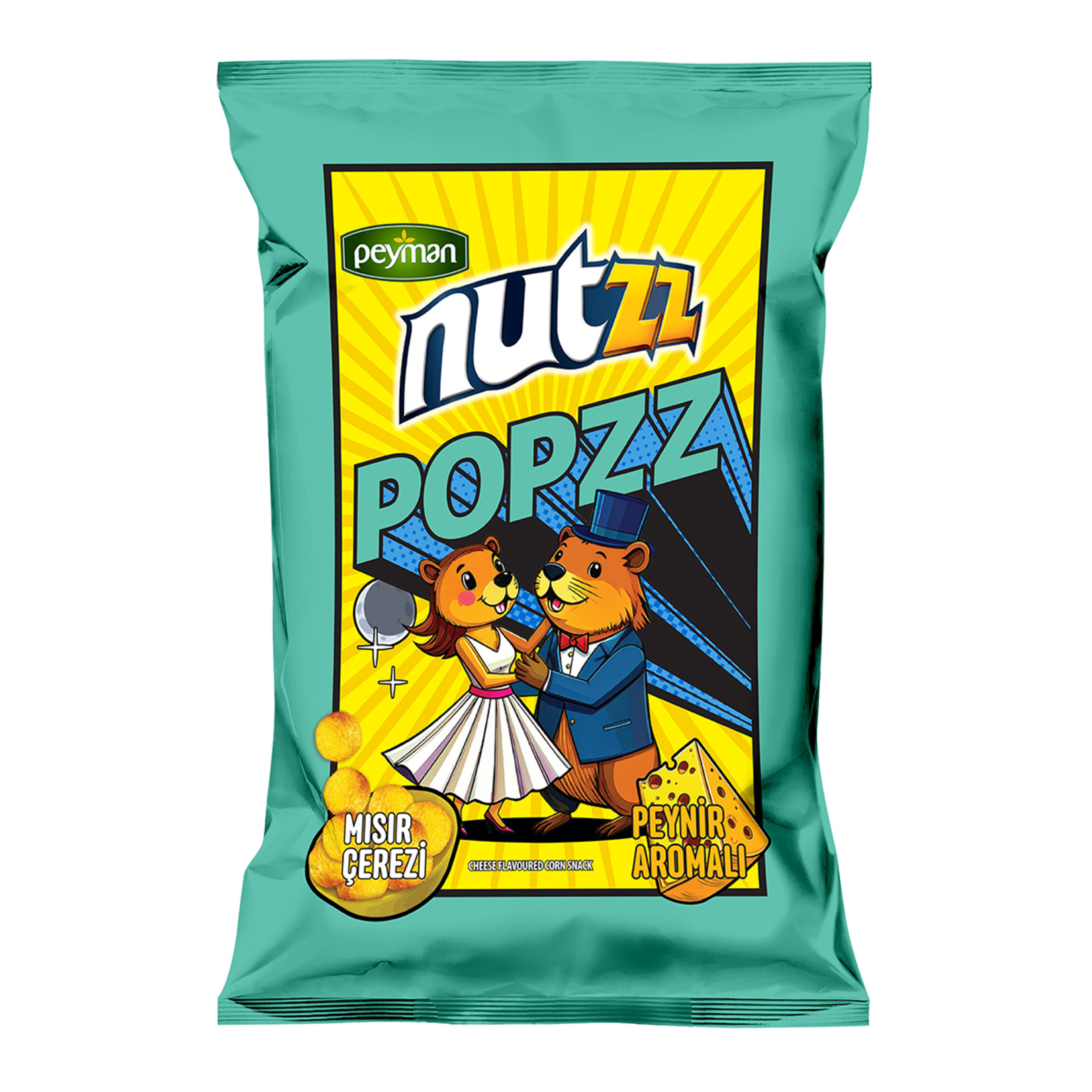 Peyman Nutzz Popzz Peynir Aromalı Mısır Çerez 100 G