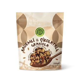 Glutensiz Fabrika Bademli & Çikolatalı Karabuğday Granola 200 g