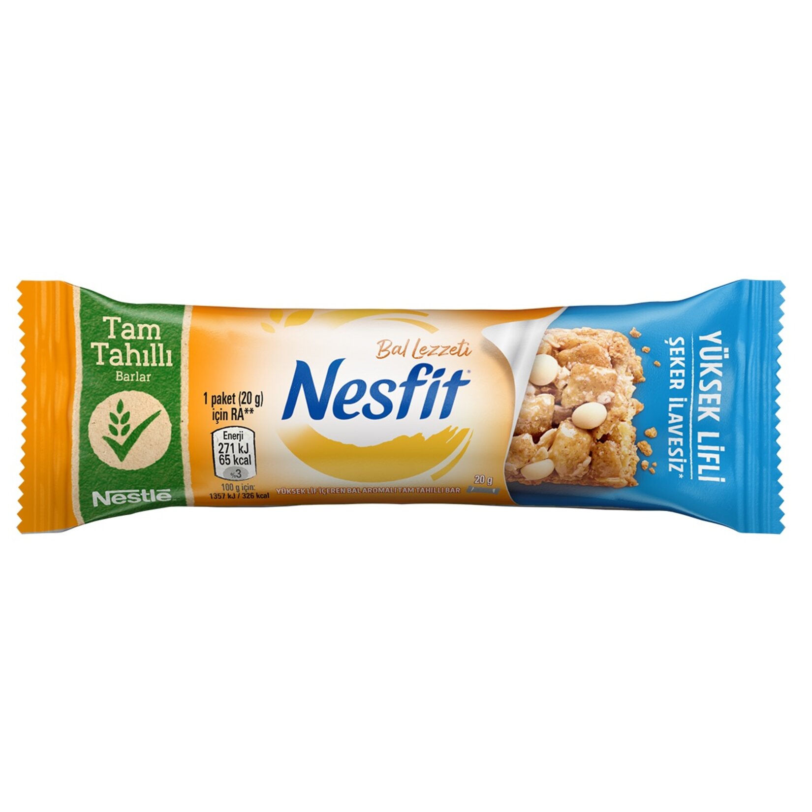 Nestle Nesfit Bal Aromalı Tam Tahıllı Bar 20 G