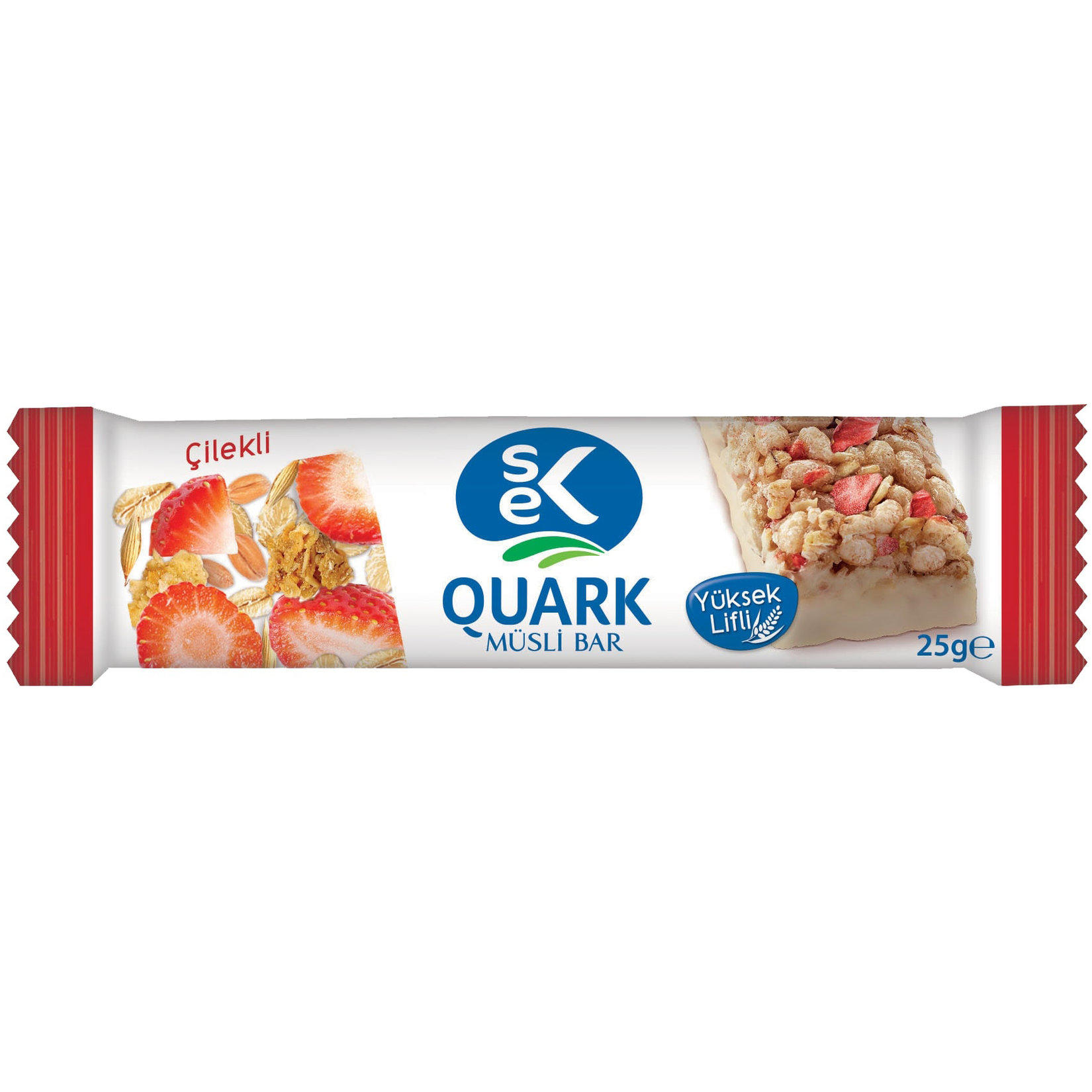 Sek Quark Çilekli Müsli Bar 25 G