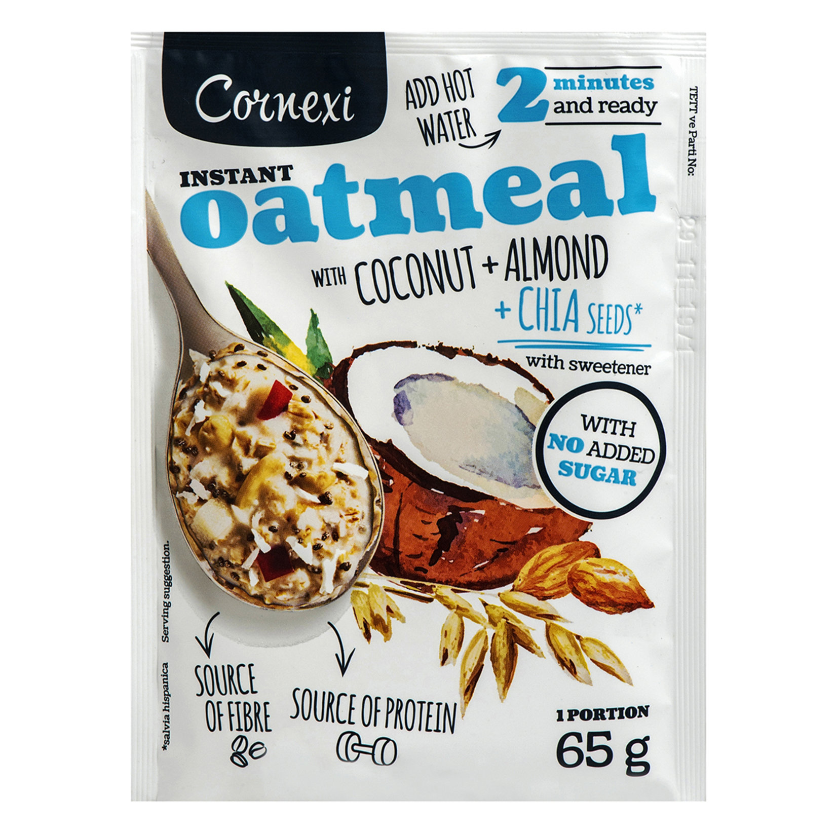 Cornex Çiyalı Hindistan Cevizli Bademli Yulaf Ezmesi 65 G