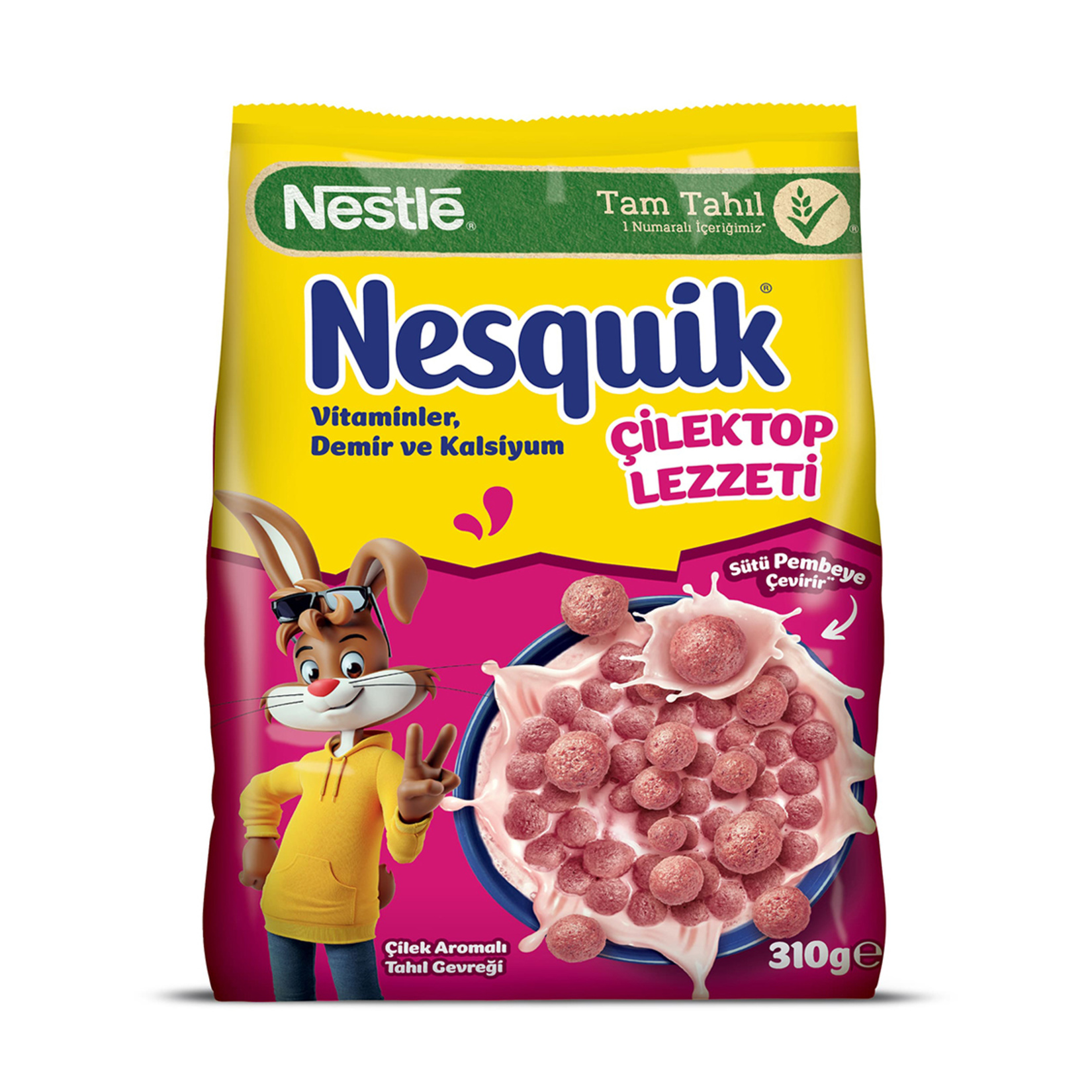 Nestle Nesquik Çilektop Tahıl Gevreği 310 G - Görsel 1